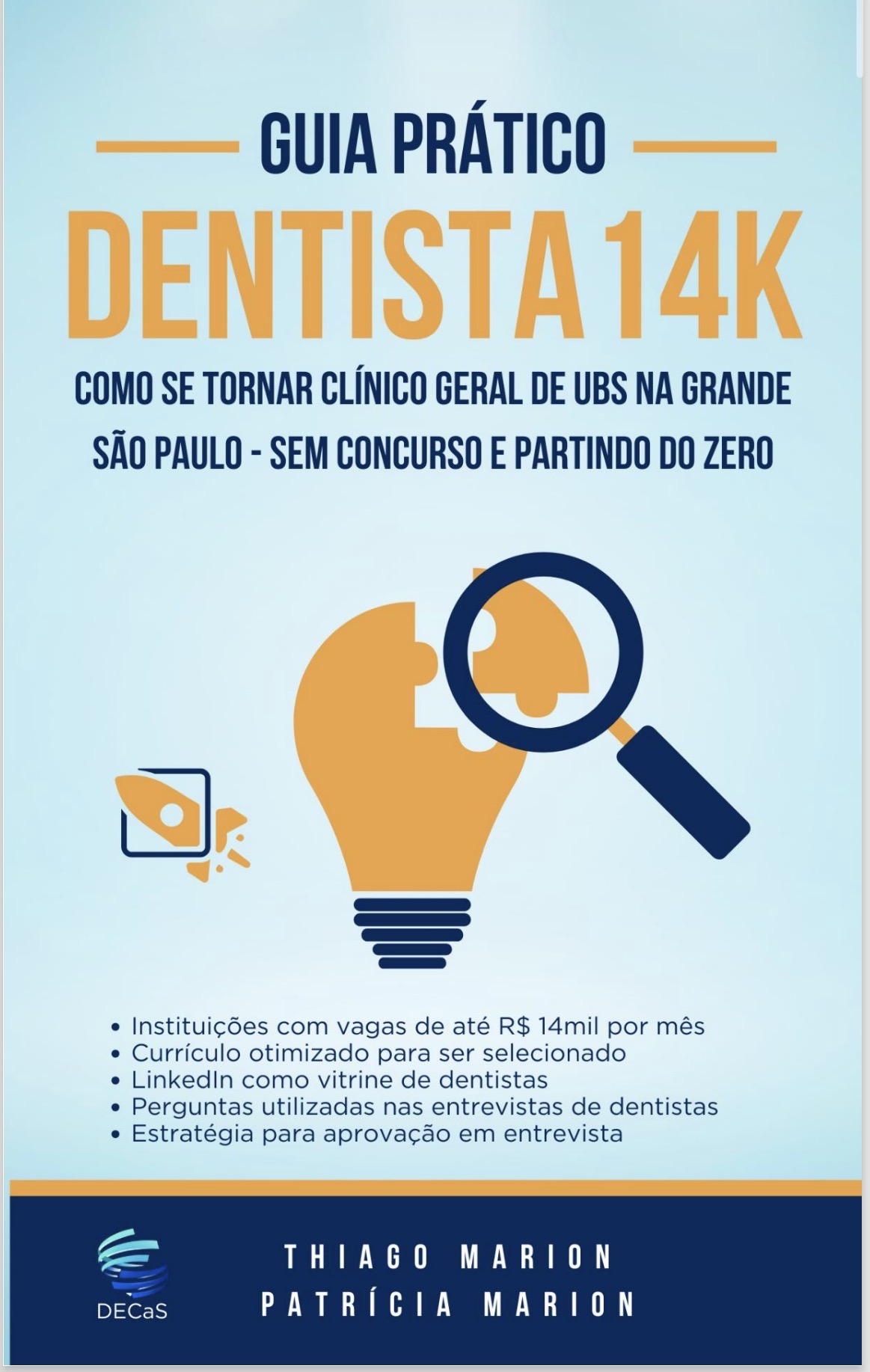 Capa do e-book Guia Prático Dentista 14K